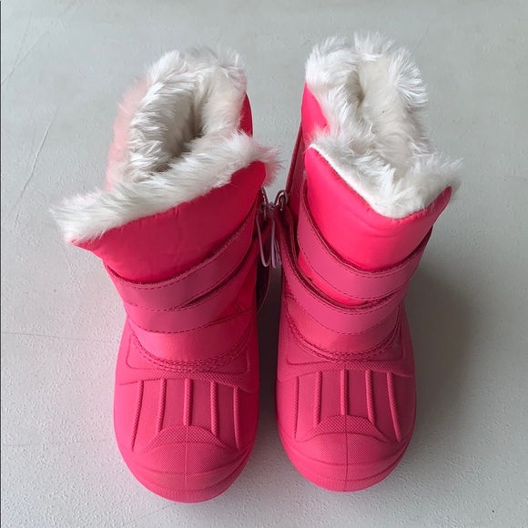 Cat & jack Lev snow boots! Pink! Multiple sizes🦄 - Picture 2 of 6